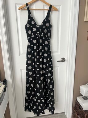 Speechless Black and White Floral Maxi Dress